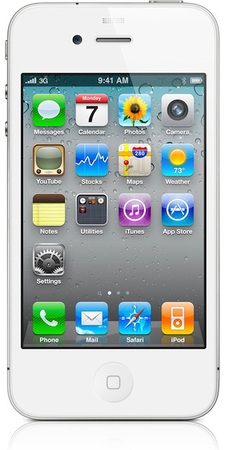 Смартфон APPLE iPhone 4 8GB White - Радужный