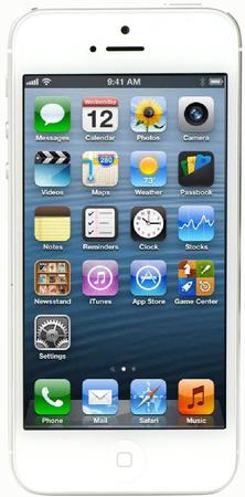 Смартфон Apple iPhone 5 32Gb White & Silver - Радужный