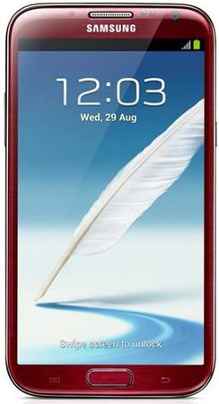 Смартфон Samsung Galaxy Note 2 GT-N7100 Red - Радужный