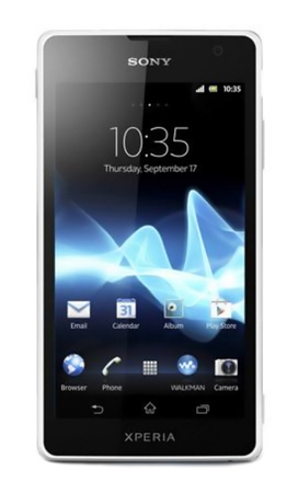 Смартфон Sony Xperia TX White - Радужный
